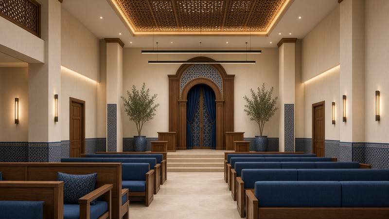 Synagogue Beth El (Henri Cadoch) à Guéliz, Marrakech